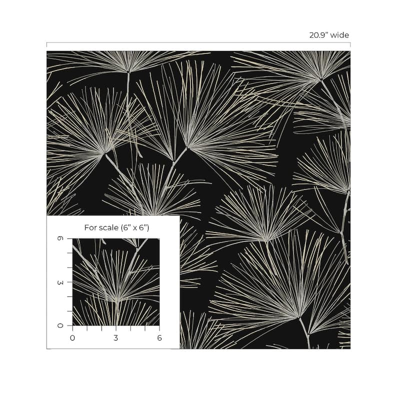 NextWall Pine Needle Peel and Stick Wallpaper