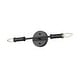 preview thumbnail 1 of 1, Modern Bulb 2-light Matte Black Vanity Mirror Light