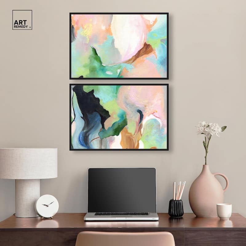 The Dreamer part II Canvas Set of 2 by Art Remedy