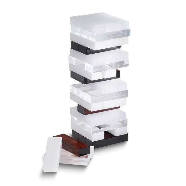 slide 2 of 3, Curata Acrylic Table Top Jenga Game