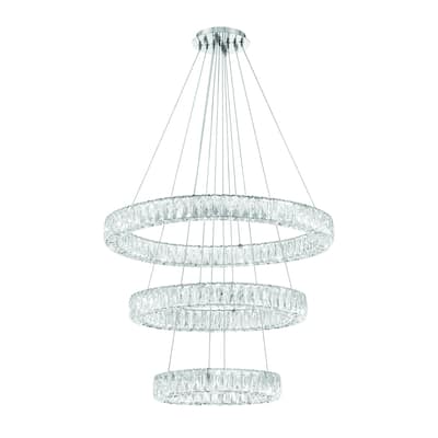 LED Chrome Chandelier