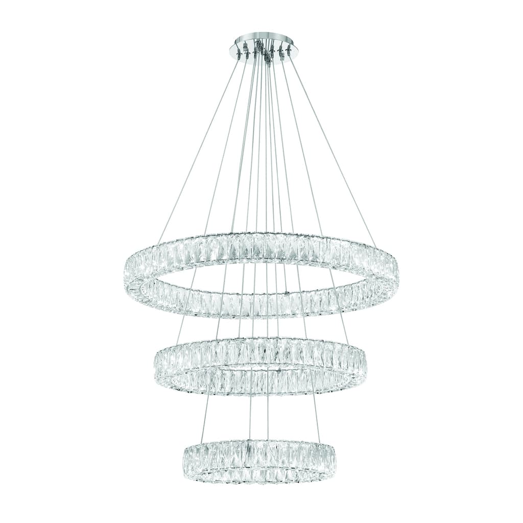 LED Chrome Chandelier