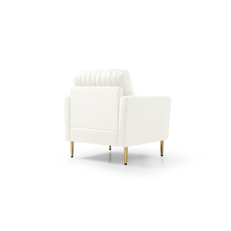 Velvet Accent Chair Living Room Chair Set of 2