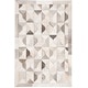 preview thumbnail 6 of 5, SAFAVIEH Handmade Studio Leather Sivia Modern Leather Rug 3' x 5' - Grey/Ivory - Rectangle