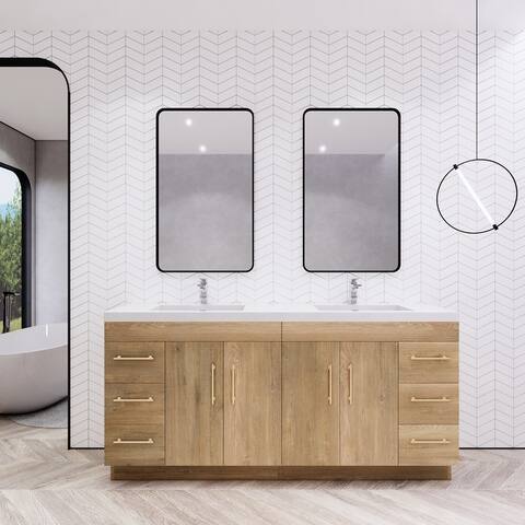 Eliza 72'' Freestanding Vanity with Double Sink