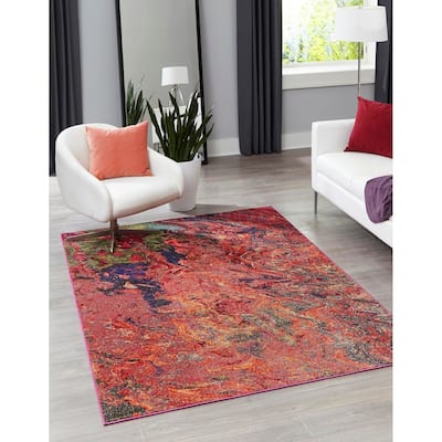 Contemporary Cleley Collection Area Rug