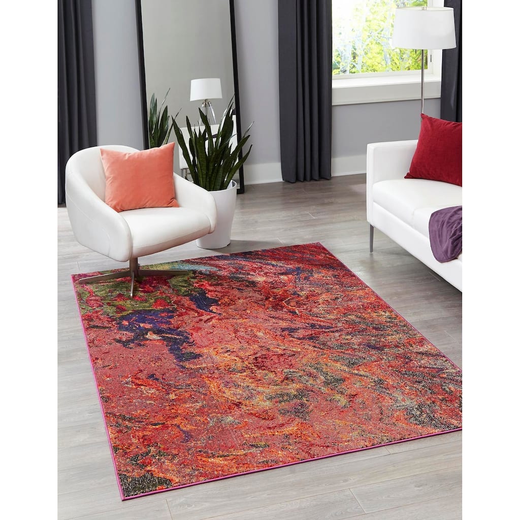 Contemporary Cleley Collection Area Rug