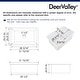 preview thumbnail 6 of 30, DeerValley Glen 32" x 19" Fireclay Rectangular Undermount Kitchen Sink