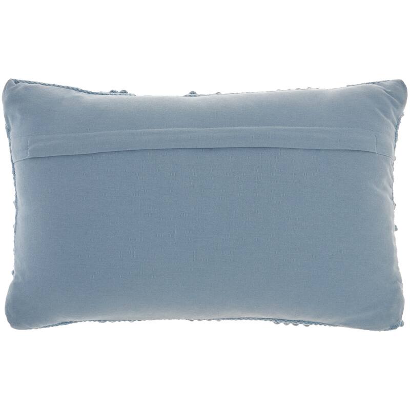 Mina Victory Life Styles Textured Geometric Dots Throw Pillow , ( 12"X20" )