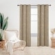 preview thumbnail 105 of 113, Deconovo Gold Line 52 Width Curtain Panel Pair (2 Panel) 52Wx108L Inch - Khaki