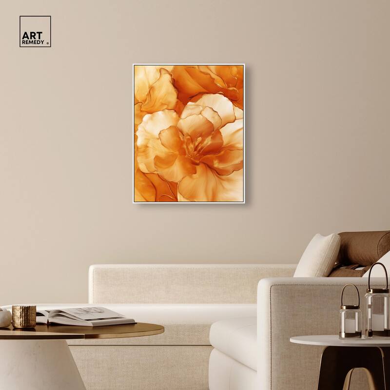 Sunlit Bloom I Canvas by Art Remedy