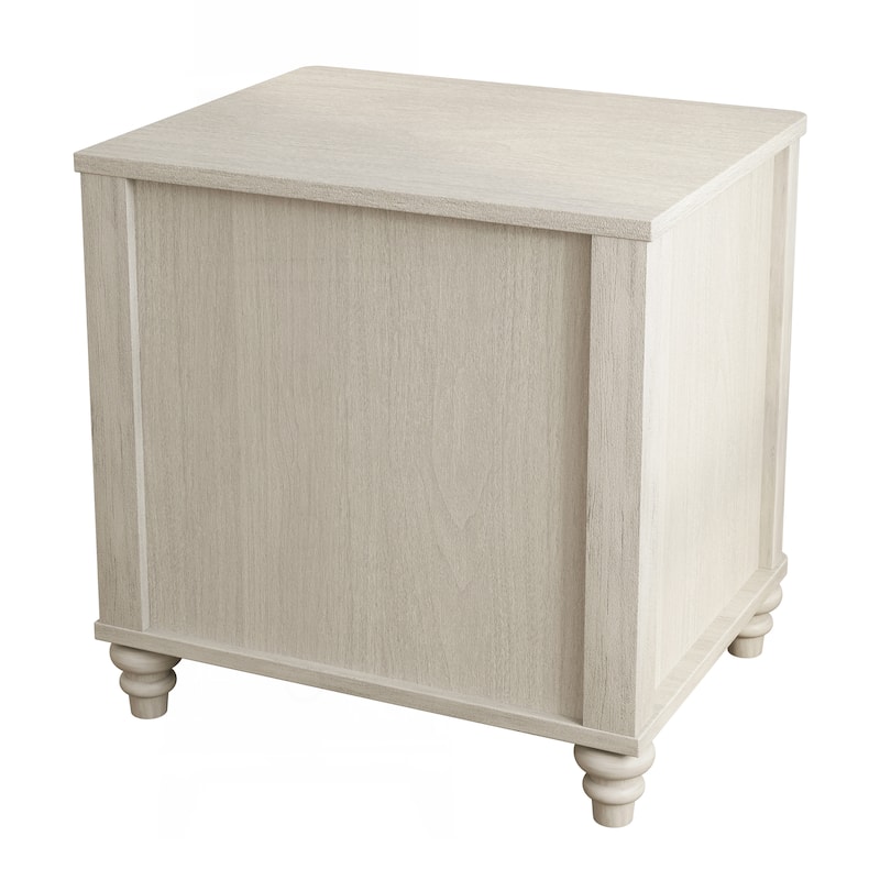Charming Mid Century Modern Nightstand with Multiple Drawers and Versatile Use