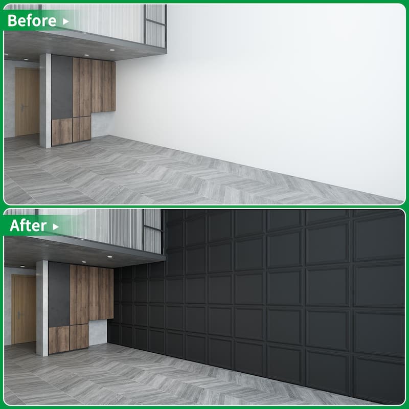 Art3d 12pcs PVC 3D Wall Panels Ceiling Tiles 24"x24" Cover 48 Sq.Ft.