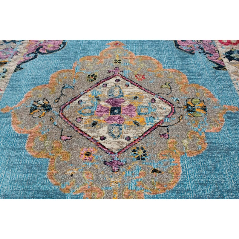 Noori Rug Sapphire Distressed Jerilyn Rug