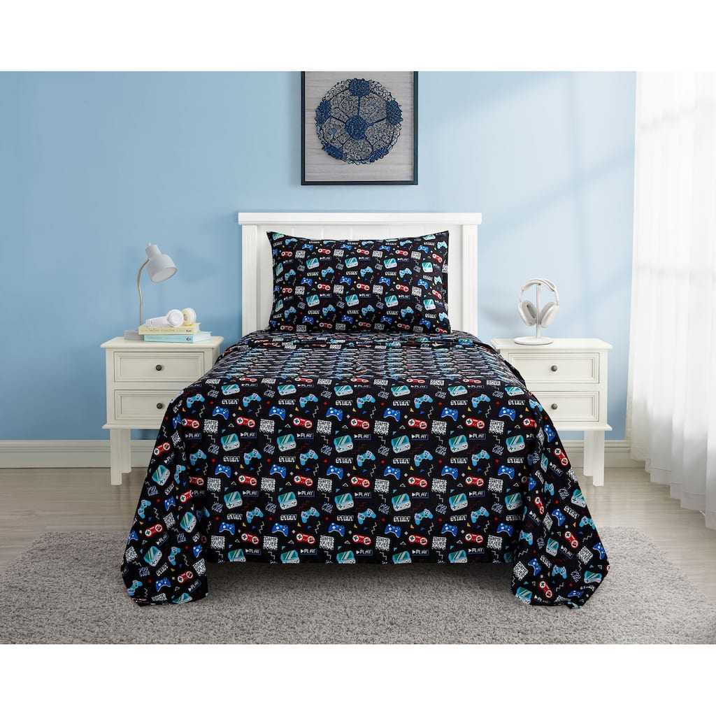 Game On 3-4pc Sheet Set