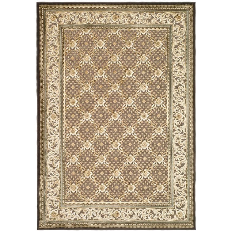 SAFAVIEH Paradise Vidaga Modern Viscose Rug - 5'3" x 7'6" - Dark Brown - Rectangle