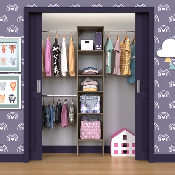 ClosetMaid SuiteSymphony 16-inch Wide Tower Starter Closet