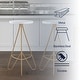preview thumbnail 4 of 49, Trinity Modern Round Metal Backless Bar Stool with Hairpin Legs and Integrated Footrest for Kitchen Island & Home Bar
