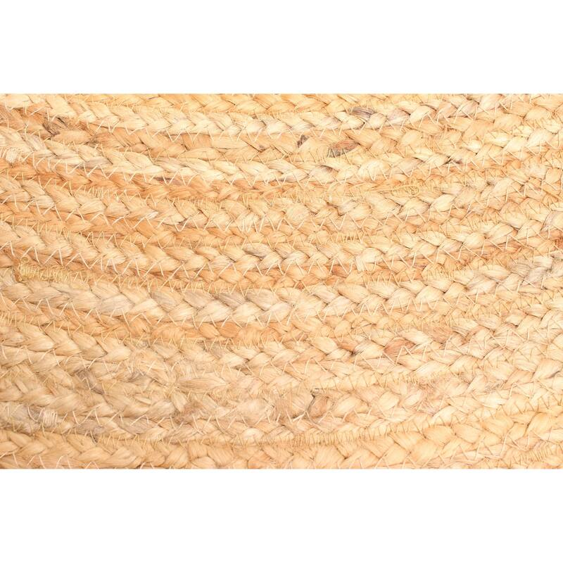 ECARPETGALLERY Braided Weave Palas Denizli Tan Jute Rug - 3'11 x 3'11