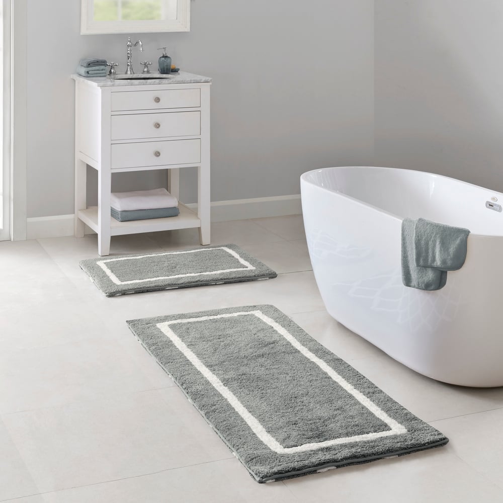 Madison Park Renu Reversible High Pile Tufted Bath Rug