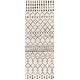 preview thumbnail 1 of 39, Hauteloom Pisa Moroccan Farmhouse Area Rug 2'7" x 7'3" - Black, Light Gray, Medium Gray, Beige / Cowplain