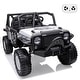 preview thumbnail 15 of 26, 24V 2-Seater Kids Ride On Truck Car with Remote Control White