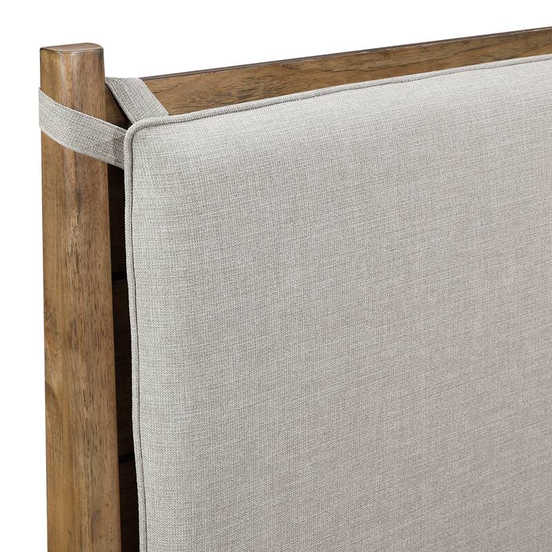 Bedroom Furniture Sets Brown Finish Platform Bed