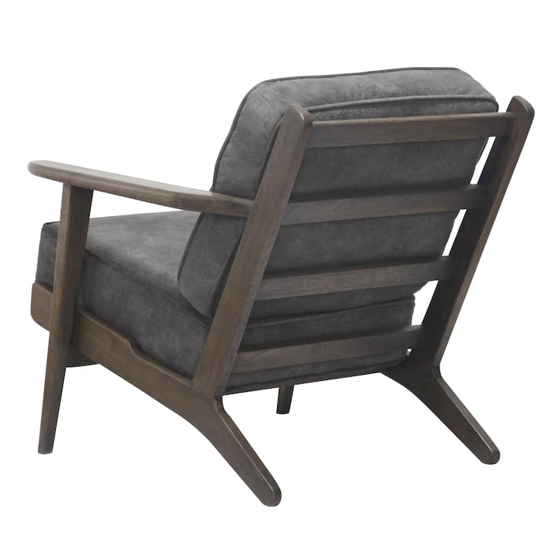 NPD Furniture Albert Solid Wood Frame Accent Chair