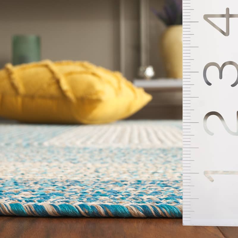 SAFAVIEH Handmade Braided Ecenur Indoor/Outdoor Machine Washable Rug