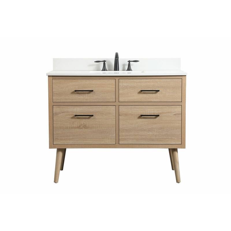 Elegant Lighting VF41042-BS Boise 42" Free Standing Single Basin - Mango Wood