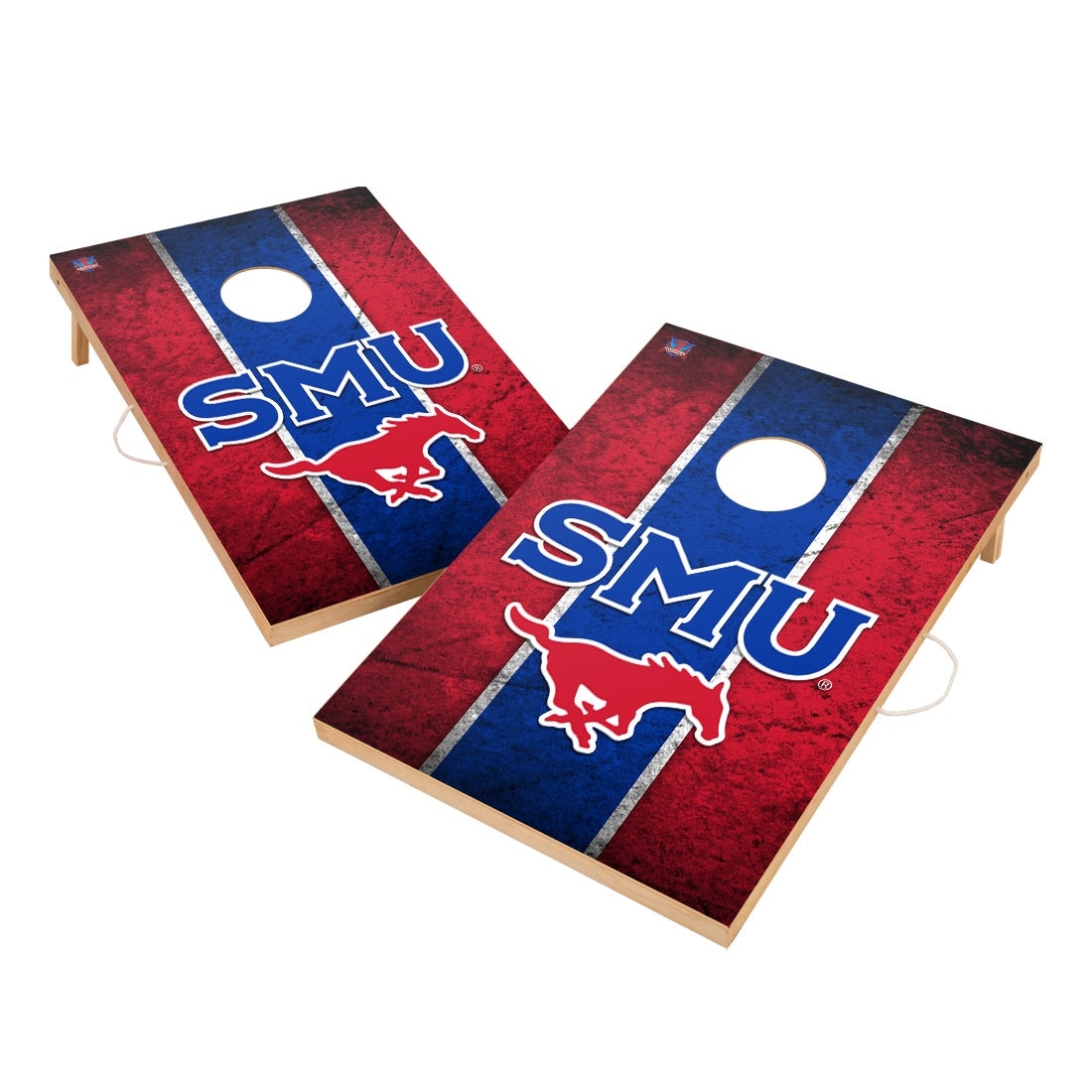 Vintage Southern Methodist University Mustangs SMU Regulation 2x4 Cornhole Set