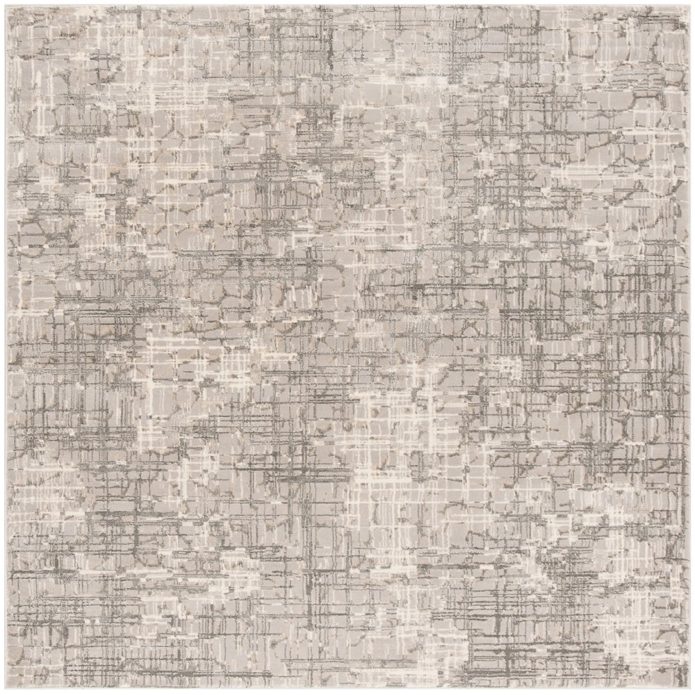 SAFAVIEH Meadow Stan Modern Abstract Grey Area Rug