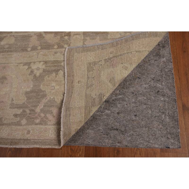 Vegetable Dye Oushak Area Rug Turkish Hand-Knotted Wool Carpet - 8'1"x 10'0"