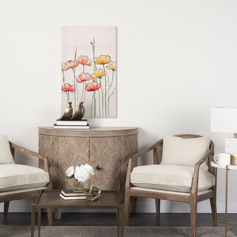 Meadow Flowers (21 x 35) Canvas Art Print