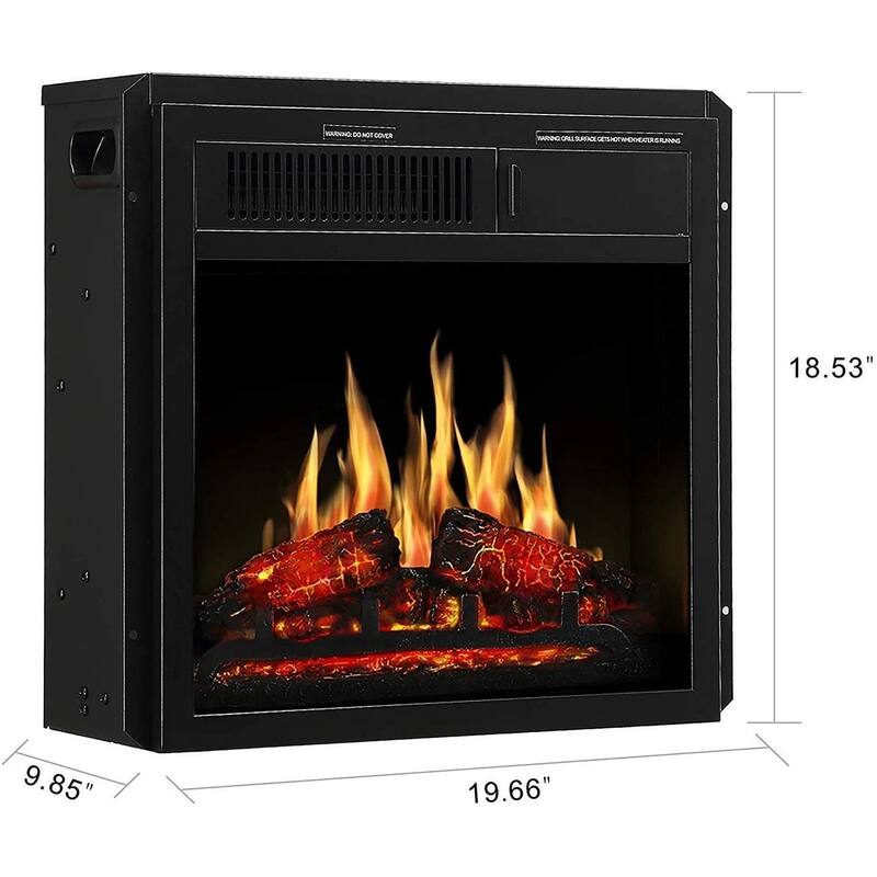 Electric Fireplace Insert 18" Freestanding Heater