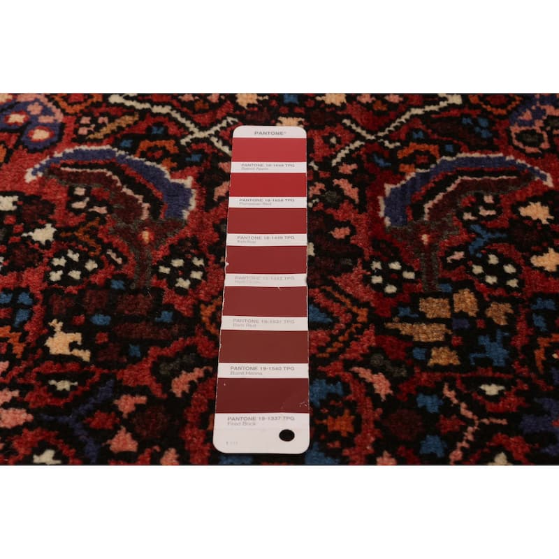 ECARPETGALLERY Hand-knotted Andelz Red Wool Rug - 3'8 x 9'10