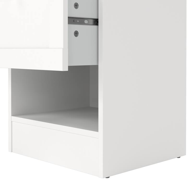 Porch & Den Billund 1 Drawer Nightstand