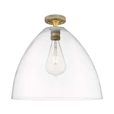 Innovations Lighting 434-1F-10-16 Crown Point Flush Dome Crown Point