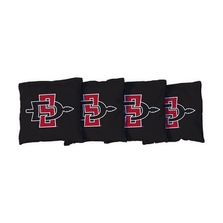 San Diego State Aztecs Cornhole Bags Black