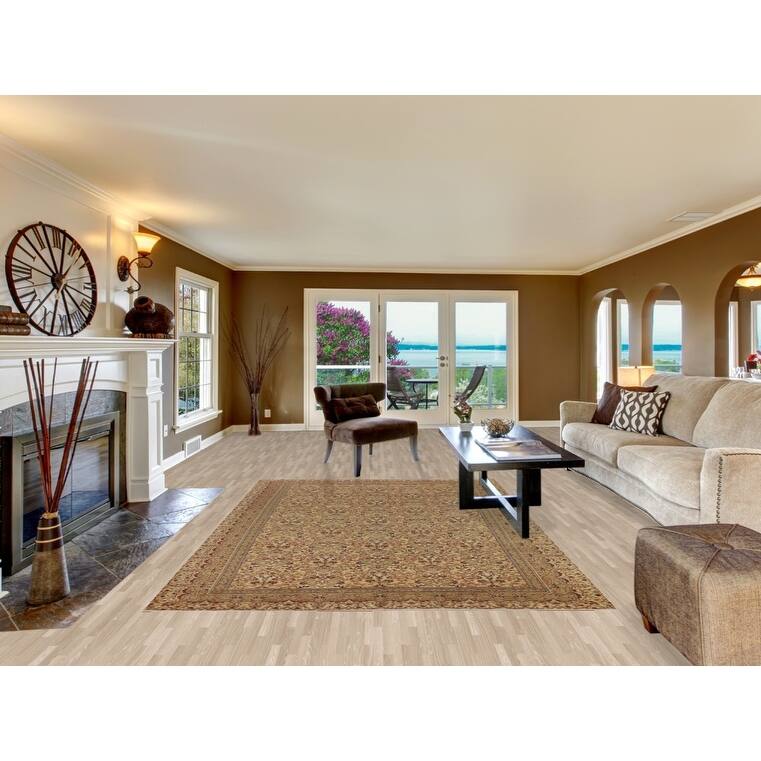 Anatolian Turkish Vintage Rug Hand-Knotted Living Room Wool Carpet - 6'6" X 9'9"