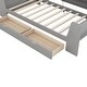preview thumbnail 18 of 34, Twin Size Daybed with Shelves, Drawers and Built-In Charging Station