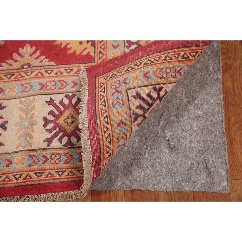 Geometric Kazak Rug Handmade Oriental Wool Carpet - 8'1"x 9'9"
