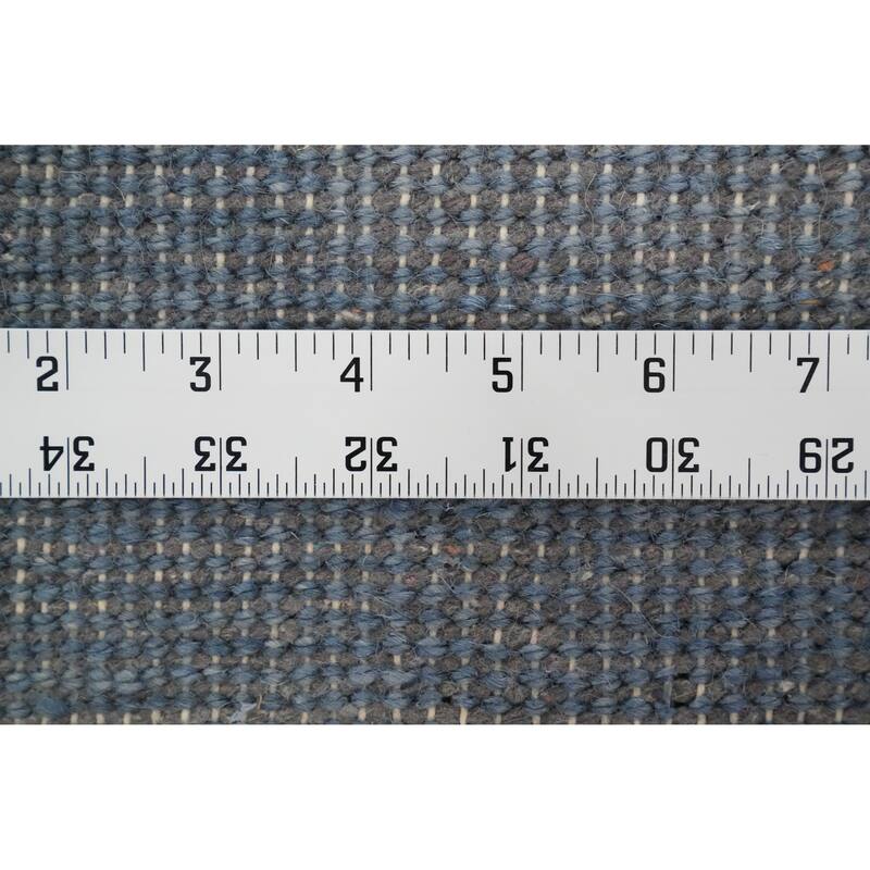 Hand Knotted Oriental 100% Wool Carpet Tribal Animal Pictorial Navy Blue & Blues Gabbeh Area Rug - 6' 5'' X 4' 7''
