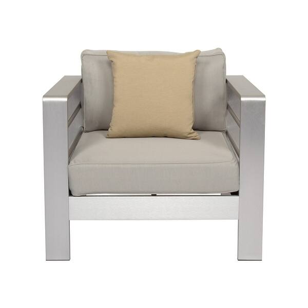 Shop Black Friday Deals On Kinbor 4 Piece Patio Furniture Set Outdoor Conversation Set W Cushions Aluminum Sofa Couch Chat Set For Indoor Outdoor Overstock 31984640