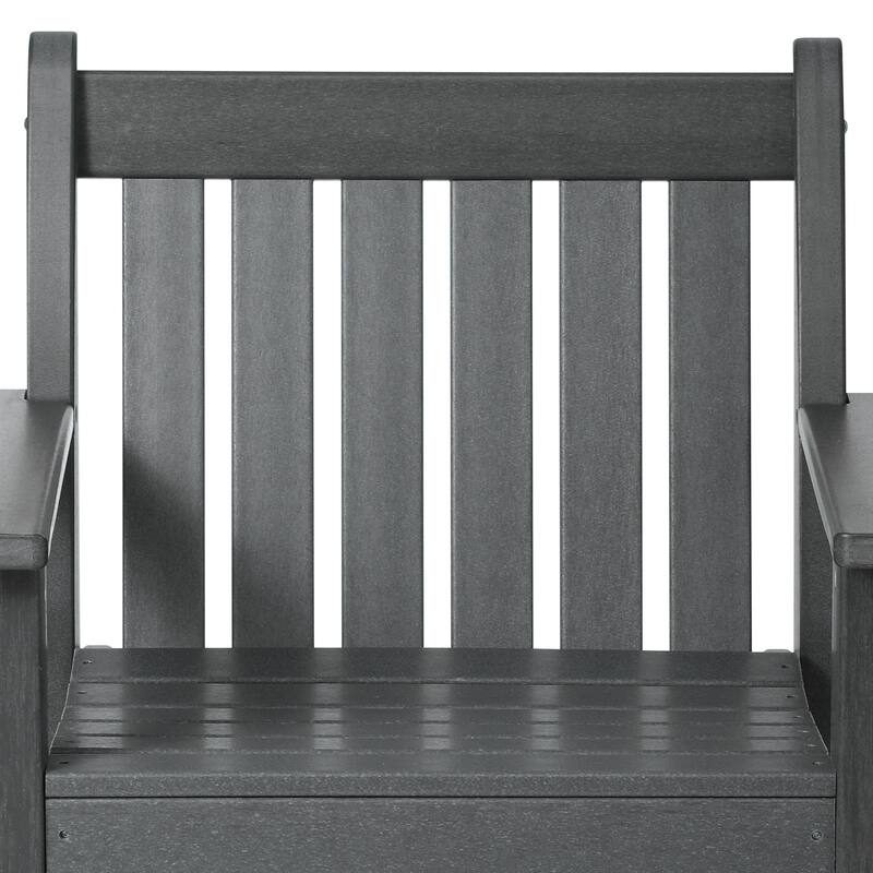 Laguna Outdoor Patio 3-Piece Garden Arm Chair Conversation Set With Side Table