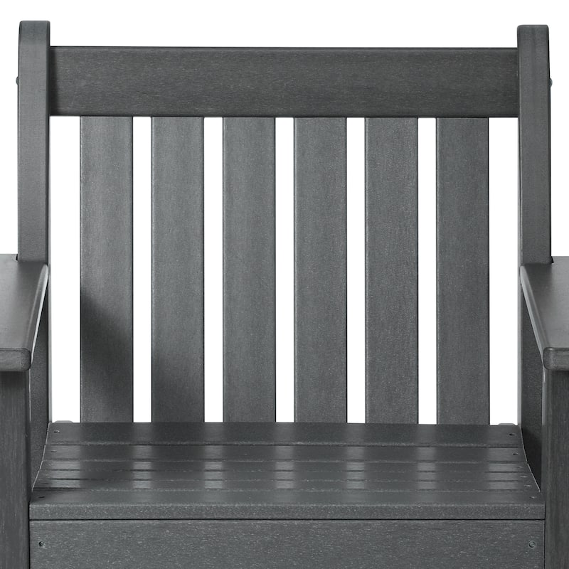 Laguna 6-Piece Outdoor Patio Rectangle Table Garden Arm Chair Dining Set With Bench