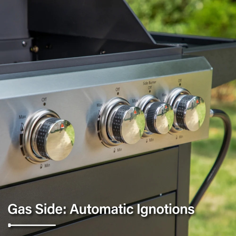 Propane and charcoal grill combo on sale