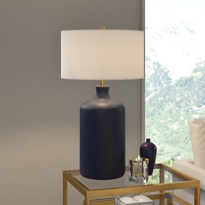 Sloane 29" Tall Ceramic Table Lamp with Fabric Shade