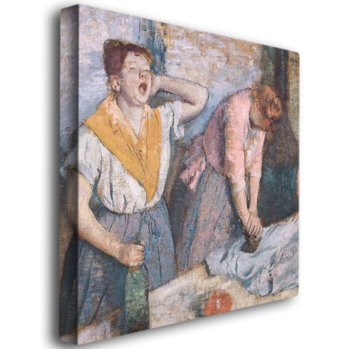Edgar Degas 'The Laundresses, 1884' Canvas Art
