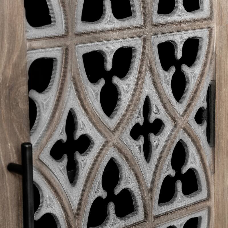 Hollow Carved Buffet Storage Cabinet Sideboard Cupboard Console Table